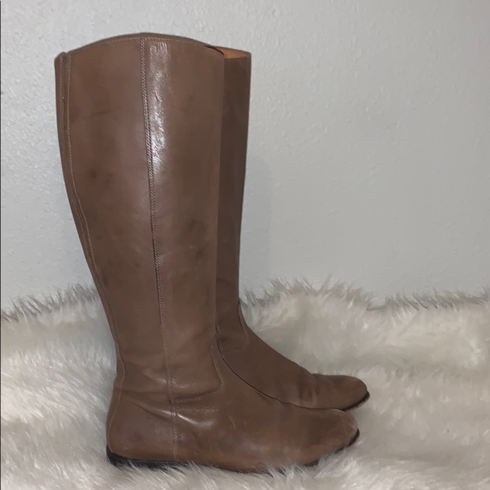 CORSO COMO brown leather boots . Size 7